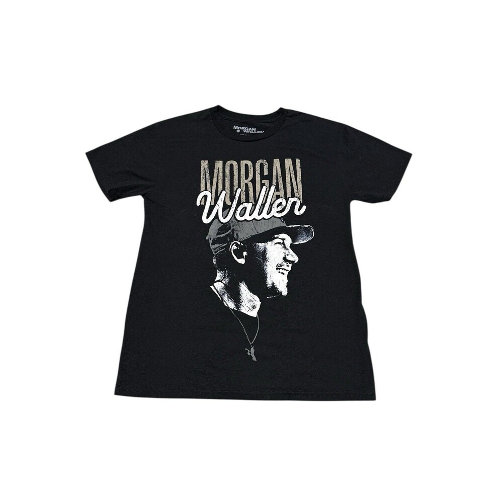 Morgan Wallen Graphic T Shirt Mens Large Country Music Band Tee Black